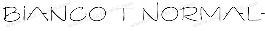 Bianco T Normal字体转换